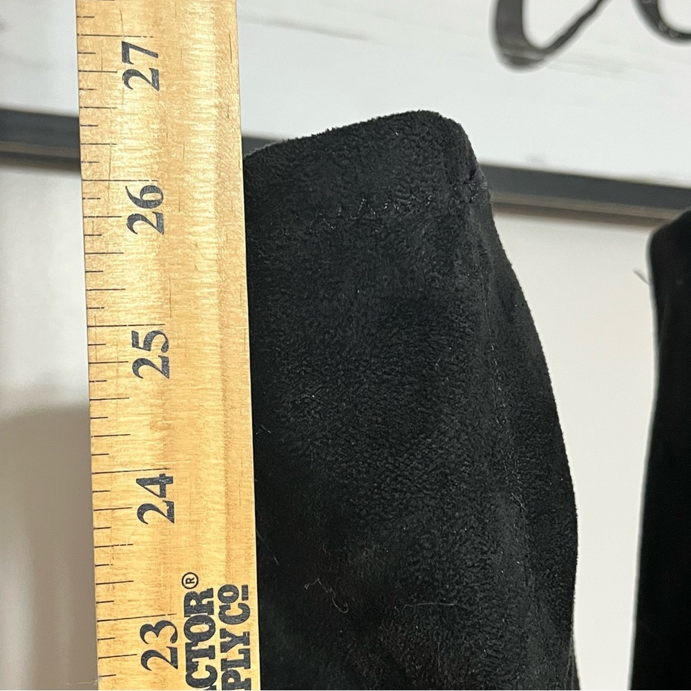 Steve Madden Women's Jody Thigh High Black Faux Suede Boots Size‎ 7 M - Picture 6 of 8